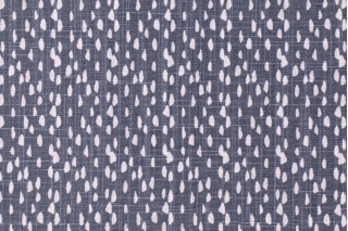Premier Prints Riverbed - Slub Canvas Printed Cotton Drapery Fabric in Cello Blue