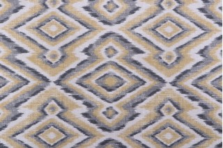 Magnolia Home Serape Printed Cotton Drapery Fabric in Barley