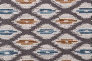 Rajan Woven Chenille Upholstery Fabric in Charcoal