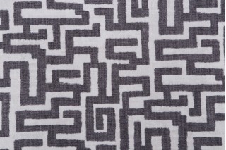 Mill Creek Giotto-Crestview Printed Chenille Decorator Fabric in Licorice