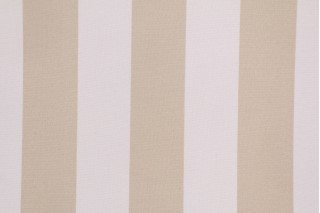 Premier Prints Vertical Printed Polyester Outdoor Fabric in Sand