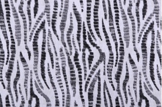 Magnolia Home Kudu Printed Cotton Drapery Fabric in Ebony
