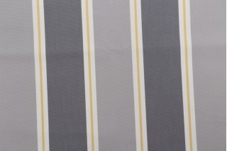 Woven Polyester Stripe Outdoor Fabric in Slate