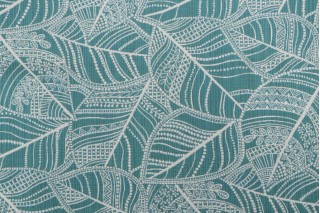 Woven Polyester Outdoor Fabric in Teal