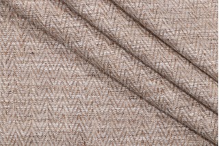 Chevron Upholstery Fabric in Natural