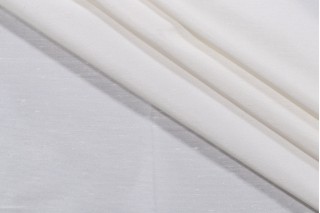 Silk Drapery Fabric in Ecru