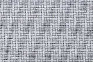 Woven Vinyl Mesh Sling Chair Outdoor Fabric in Mist, White