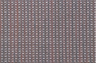 Woven Vinyl Mesh Sling Chair Outdoor Fabric in White Orange Olive