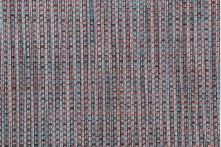 Woven Vinyl Mesh Sling Chair Outdoor Fabric in Blue Salsa