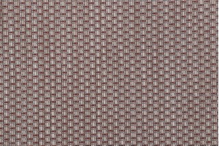 Woven Vinyl Mesh Sling Chair Outdoor Fabric in Chili/Khaki