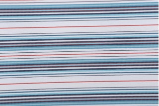 Phifertex Woven Vinyl Mesh Sling Chair Outdoor Fabric in Blue/Red/White