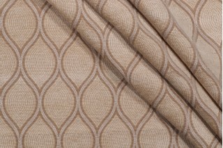 1 Yard Malta Chenille Upholstery Fabric in Mica