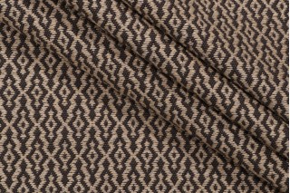 Thibaut Sumatra W74352 Woven Upholstery Fabric in Black on Sand 