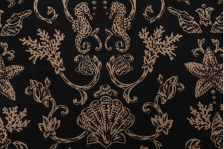 Thibaut Swept Away Woven Acrylic Outdoor Fabric in Black W8412