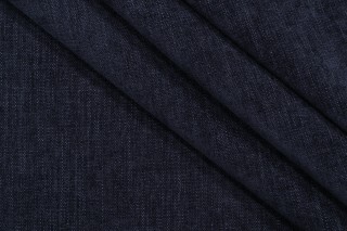 Crypton Bennett High Performance Chenille Upholstery Fabric in Indigo 