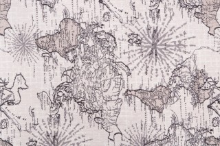 Richloom Cahill Printed Chenille Decorator Fabric in Moonlight 