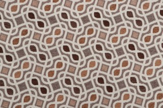 Scramble Woven Chenille Upholstery Fabric in Cafe 