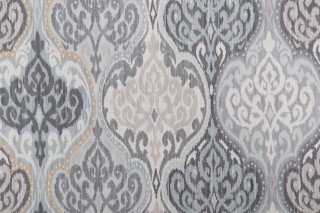 PK Lifestyles Lunar Sky Printed Cotton Drapery Fabric in Birch 