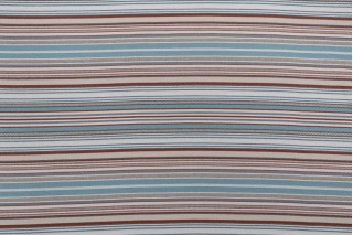 Phifer Stripe Woven Olefin Outdoor Fabric in Red and Blue