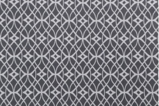 Phifer Scrollwork Woven Olefin Outdoor Fabric in Granite