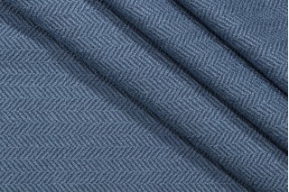 Thibaut Ellis Herringbone Upholstery Fabric in Denim W72946
