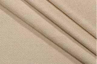 Thibaut Ellis Herringbone Upholstery Fabric in French Vanilla W72941