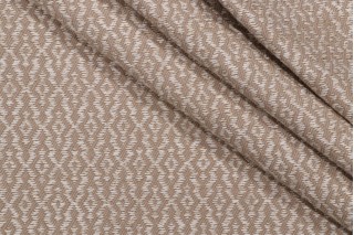 Thibaut Sumatra W74351 Woven Upholstery Fabric in Linen on Ivory