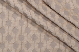 Anna French Lanford Chenille Upholstery Fabric in Cream AW1383 for Thibaut