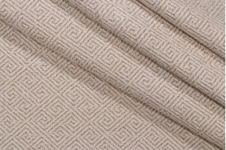 Woven Upholstery Fabric in Beige
