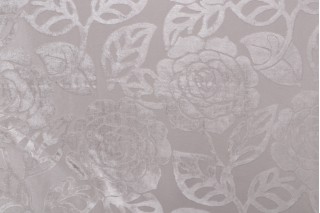 Floral Pattern Velvet Upholstery Fabric in Haze