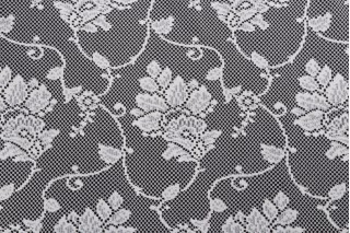 1 Yard Brighid Sheer Lace Drapery Fabric in Chiffon