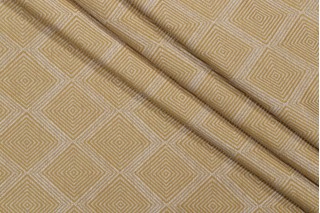 Woven Upholstery Fabric in Gold