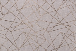Angles Upholstery Fabric in Gold/Beige