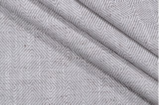 Maze Upholstery Fabric in Platinum