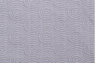 Waves Upholstery Fabric in Grey
