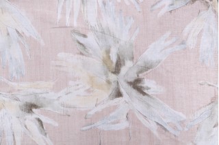 Printed Brushed Decorator Fabric in Blush