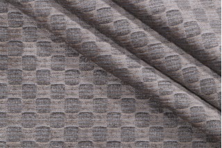 Chenille Upholstery fabric in Natural Blue