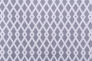 Robert Allen Best Fret Printed Drapery Fabric in Nickle 