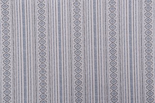 Magnolia Home Bindu Printed Cotton Drapery Fabric in Navy 