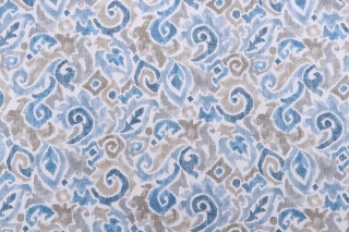Magnolia Home Jester Printed Cotton Drapery Fabric in Delft 