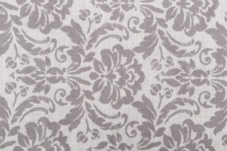 Kertu Printed Drapery Fabric in Zinc 