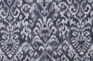 Magnolia Home Komodo Printed Cotton Drapery Fabric in Pewter 