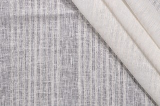 Thibaut Sheer Stripe AW2554 Drapery Fabric in White