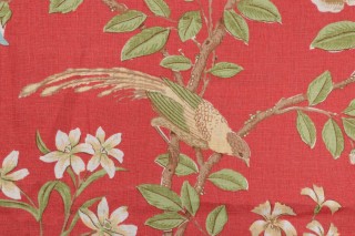 Thibaut Neuman F94706 Printed Drapery Fabric in Pink
