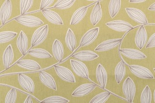 Thibaut Havendale F94913 Printed Drapery Fabric in Green