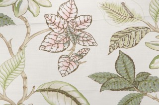 Thibaut Lucala F95750 Printed Drapery Fabric in Cream 