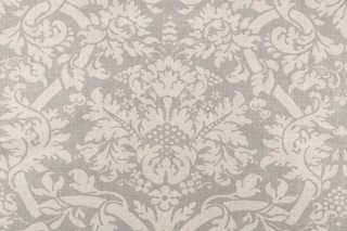 Thibaut Residence Damask F91349 Prnted drapery Fabric in Slate Blue