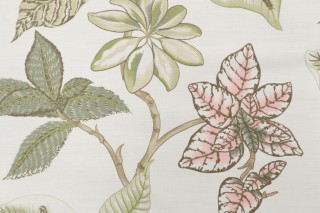 Thibaut Lucala F95750 Printed Drapery Fabric in Cream