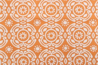 Thibaut Soleil W77978 Matelasse Woven Upholstery Fabric in Tangerine 