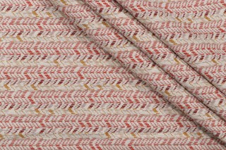 Bella Dura Arizona Woven Polyolefin Outdoor Fabric in Persimmon 